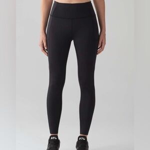 Lululemon fast and free black legging size 4